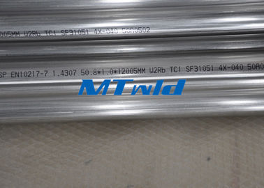 TP316Ti Stainless Steel Welded Tube ASTM A269 / ASME SA269 For Chemical Industry