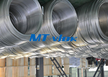 TP316 / 316L Stainless Steel Welded Super Long Coiled Tube For Petrochemical Industry